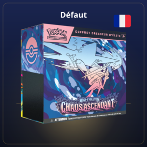 Coffret Dresseur d'Élite (ETB) Pokémon Chaos Ascendant ME4 – Film avec défaut (FR)