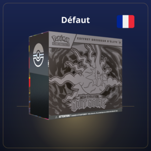 Coffret Dresseur d'Élite (ETB) Pokémon Nuit Noire ME5 – Film avec défaut (FR)