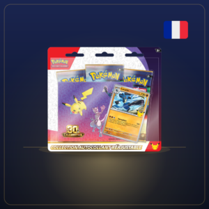 Tripack Collection Autocollant Lucario Pokémon 30e Anniversaire (FR)
